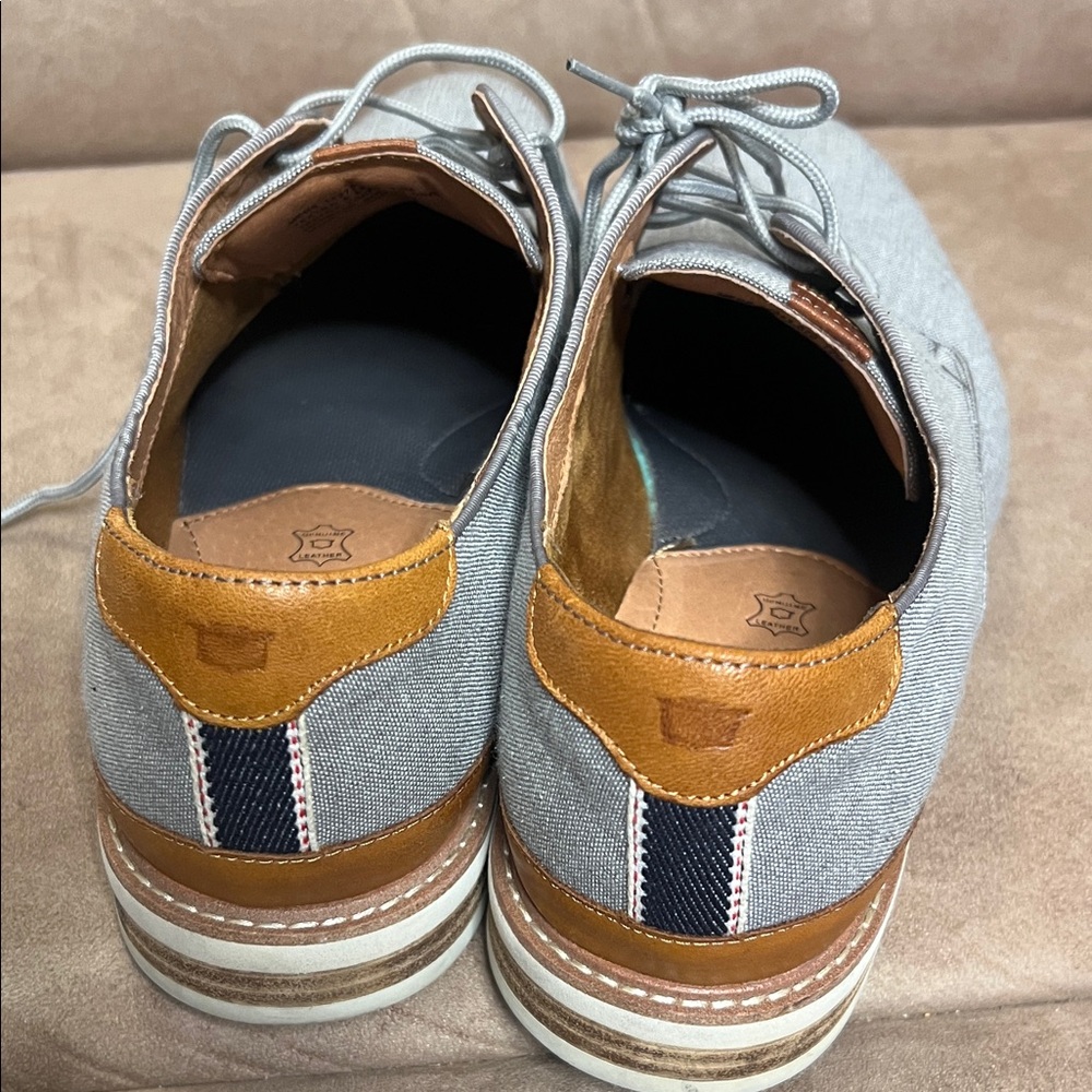 Men's Florsheim Highland Canvas Plain Toe Oxford  Size 12 - Picture 4 of 10